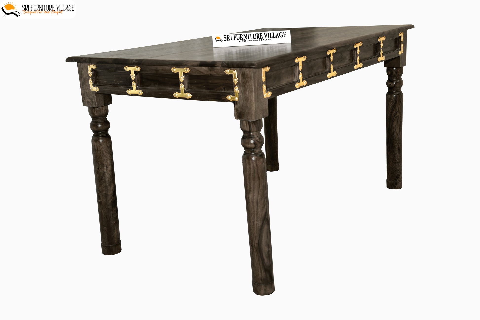 Stone 4 Seater Dining Table Set